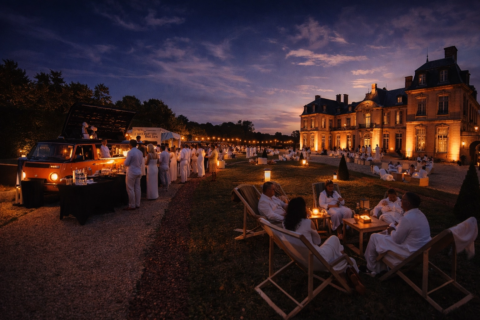 Soirée élégante au château avec Combi Bar Event